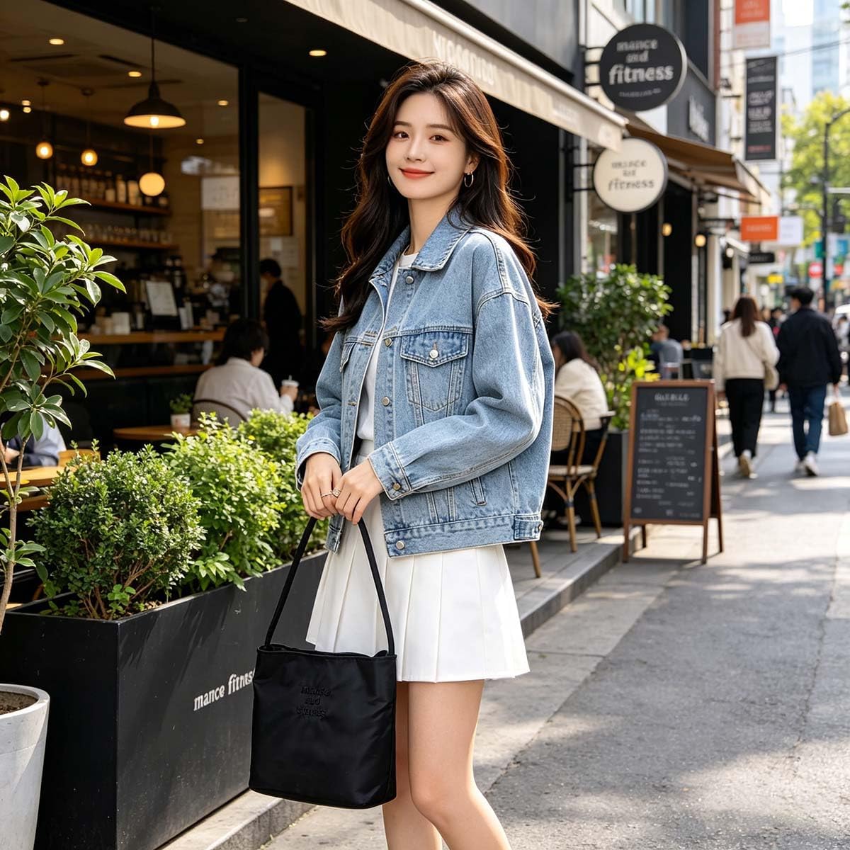 Black Casual Shoulder Tote in a Plain Finish