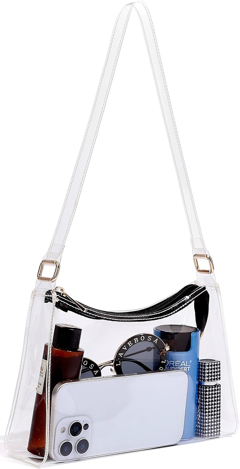 Clear Stadium Shoulder Bag for Events