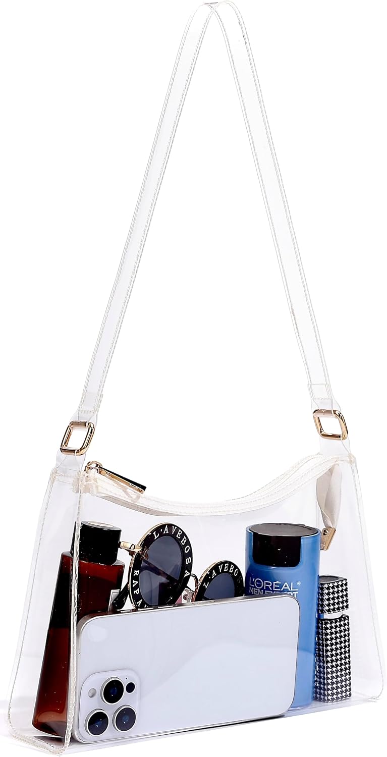 Clear Stadium Shoulder Bag for Events