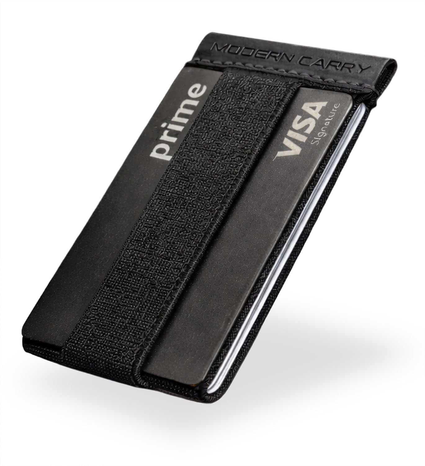 Black Elastic Card Holder