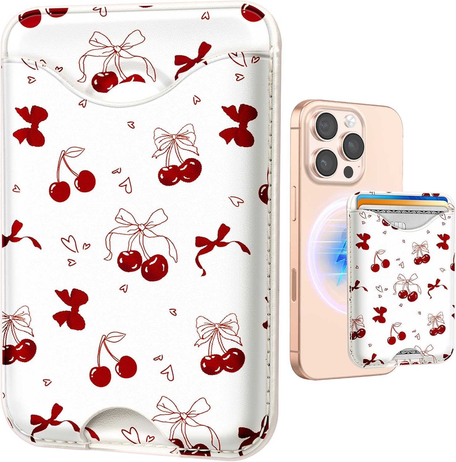 Brown Cat Floral Magnetic Phone - Image 11