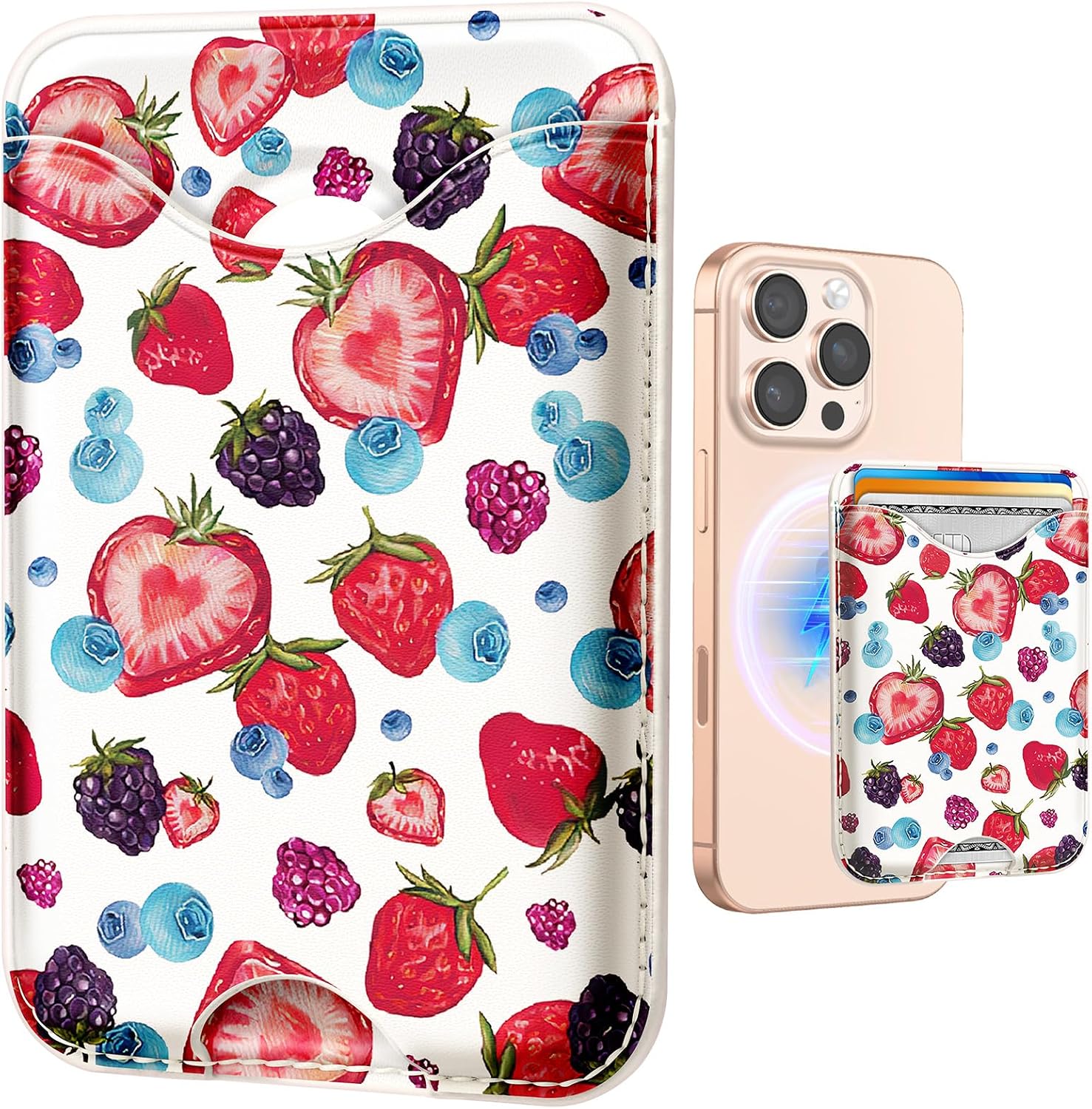 Brown Cat Floral Magnetic Phone - Image 14