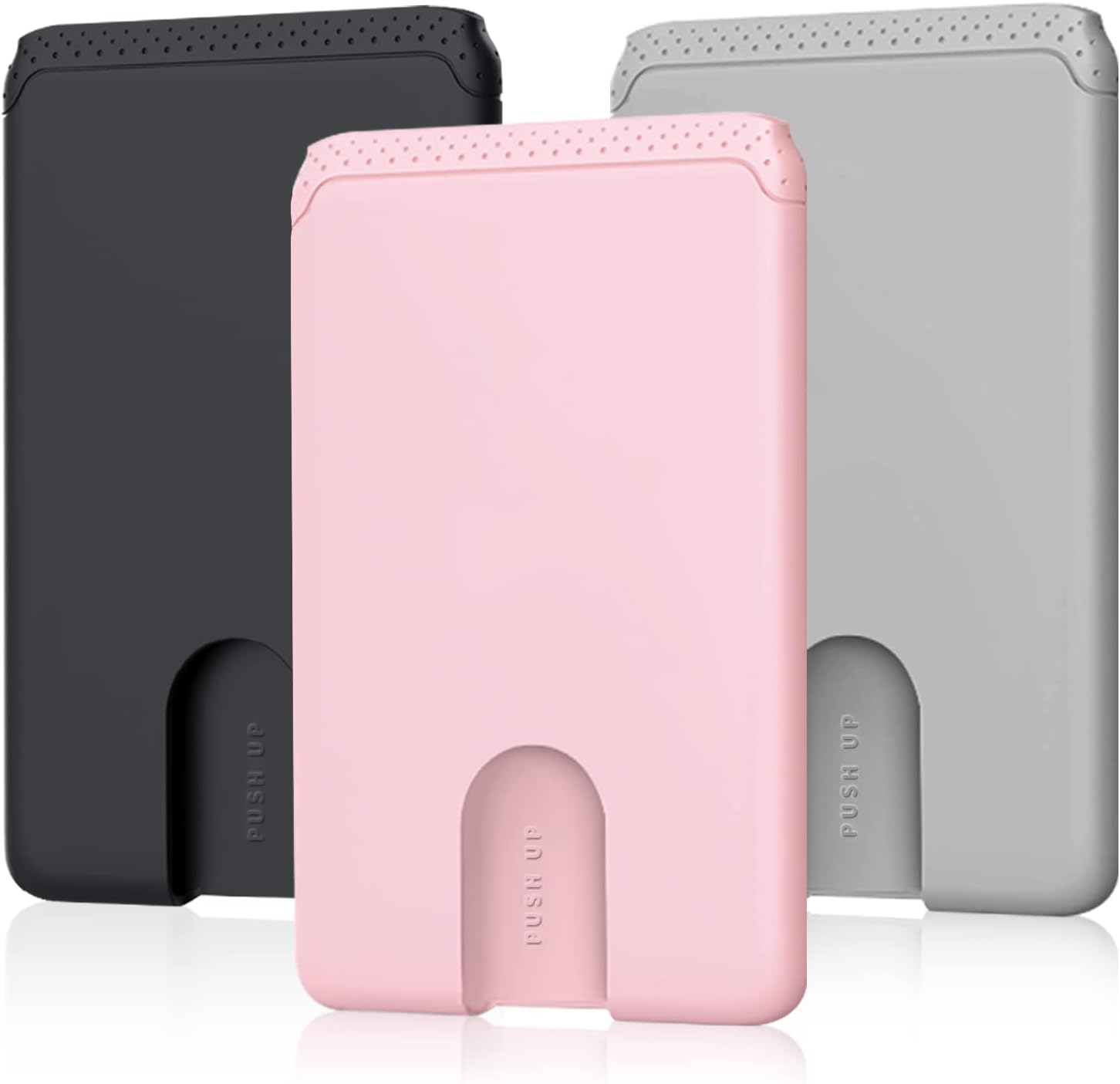 Grey Silicone Phone Card Holder - Image 10