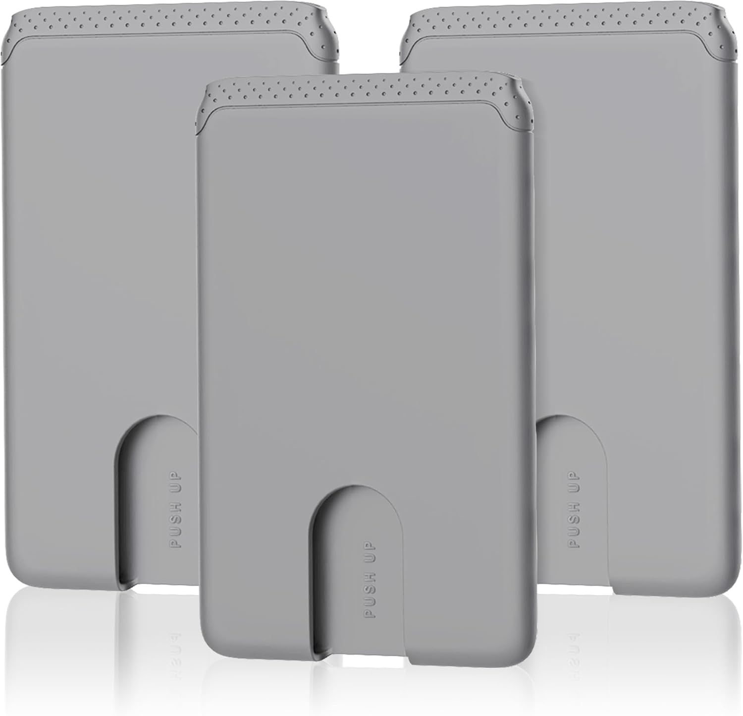 Grey Silicone Phone Card Holder - Image 8