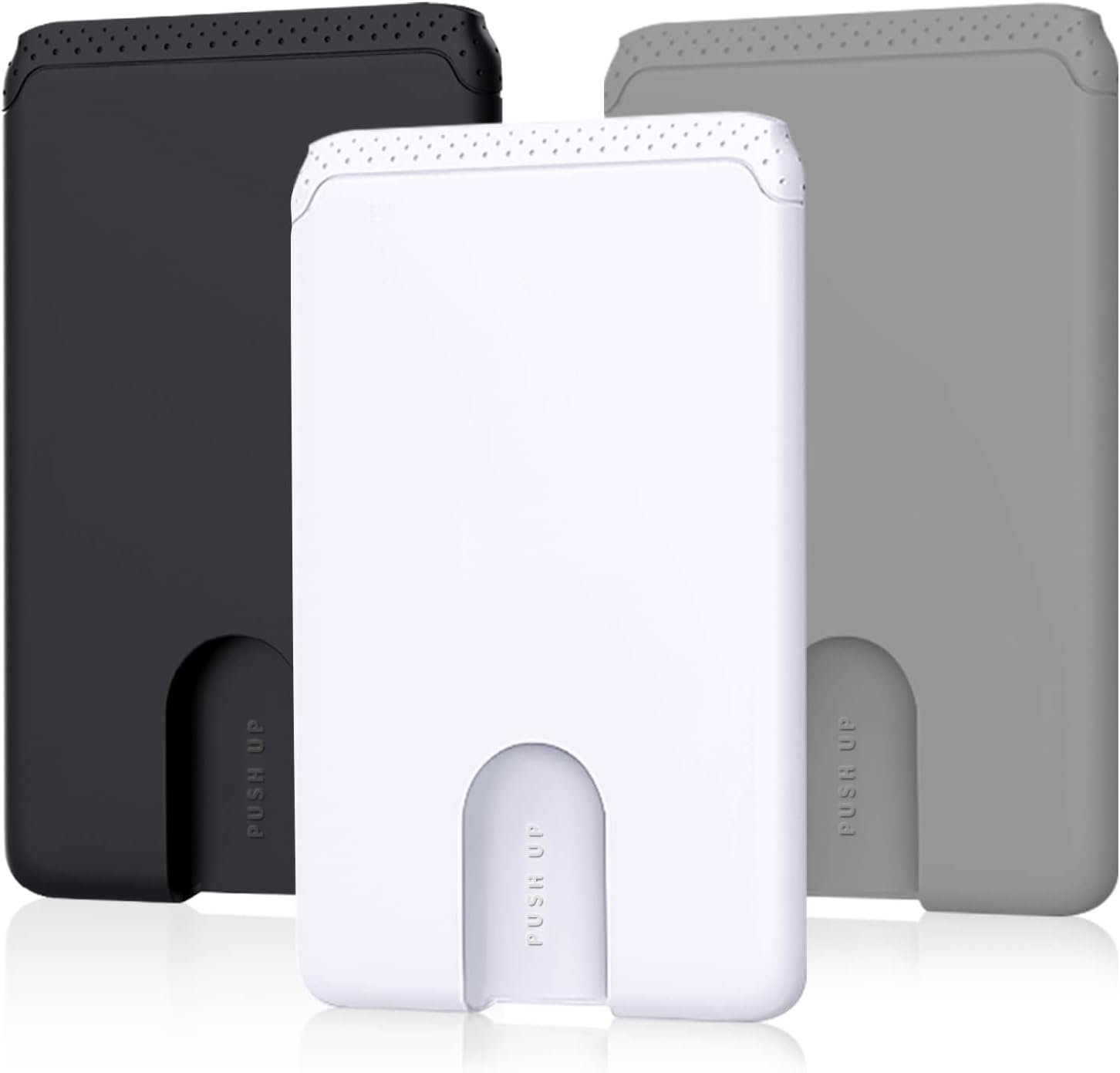 Grey Silicone Phone Card Holder - Image 9
