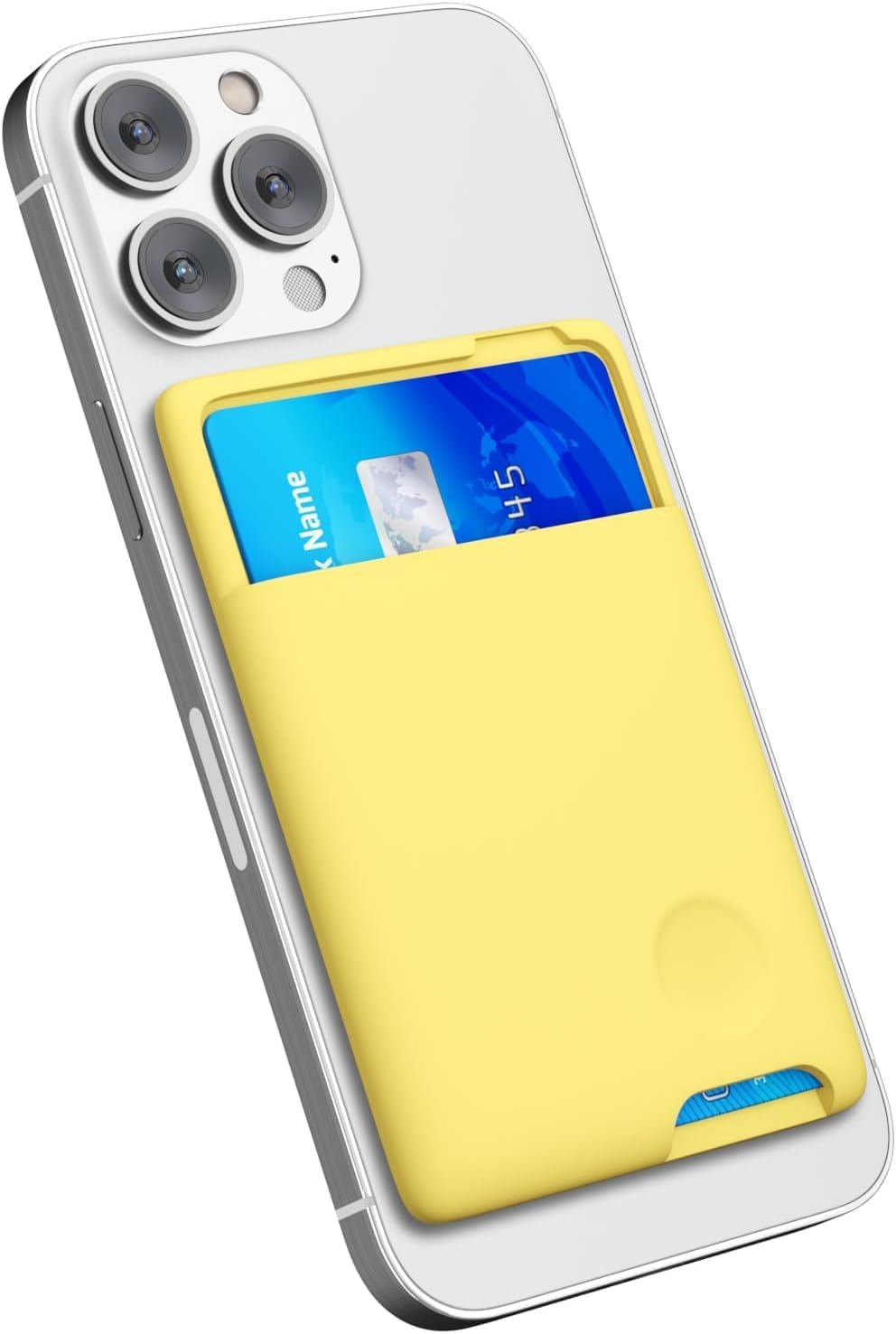 Clear Silicone Phone Card Holder - Image 10