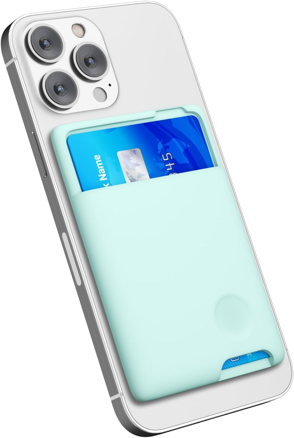 Clear Silicone Phone Card Holder - Image 12