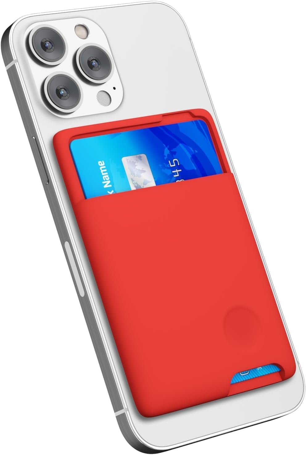 Clear Silicone Phone Card Holder - Image 14