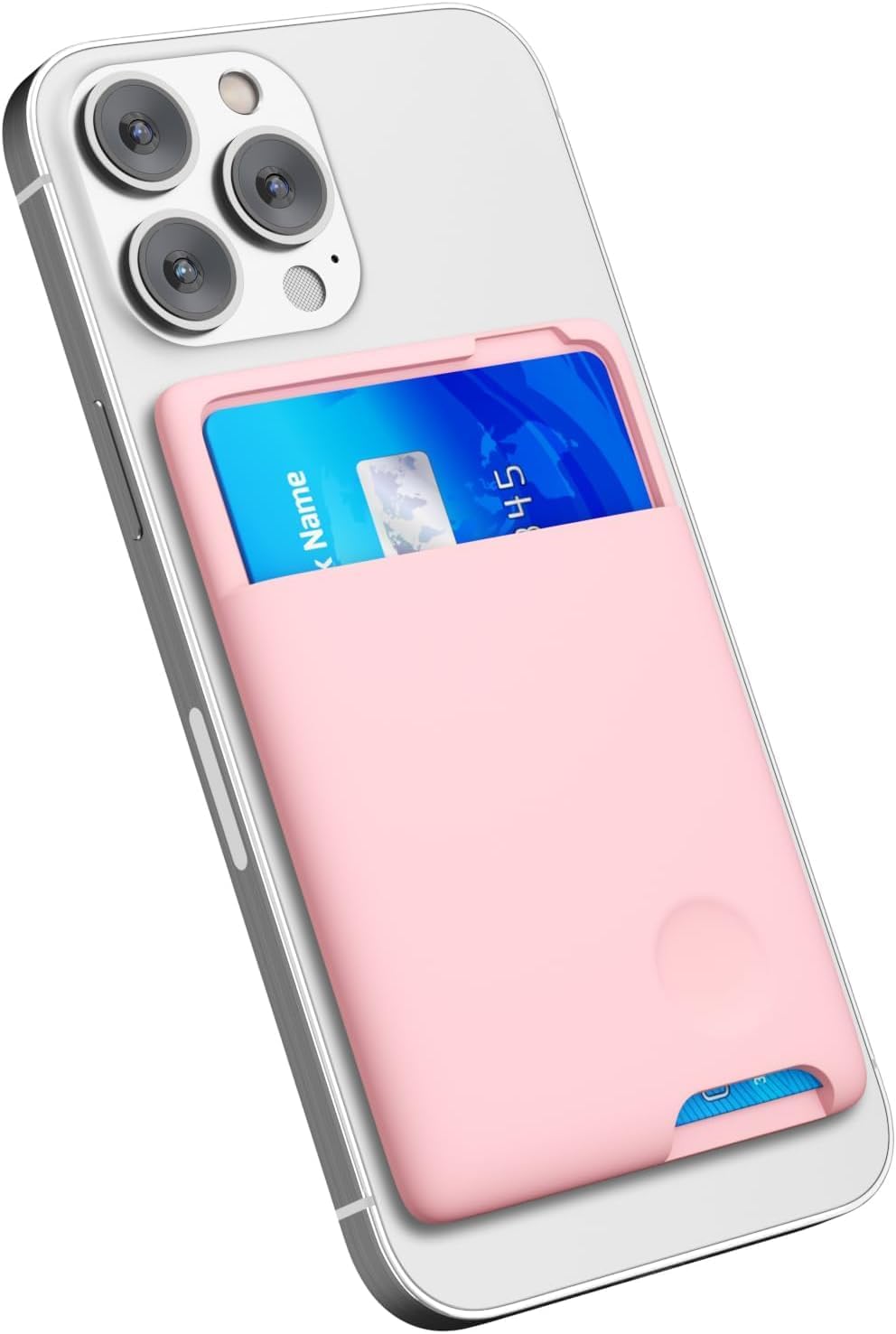 Clear Silicone Phone Card Holder - Image 17
