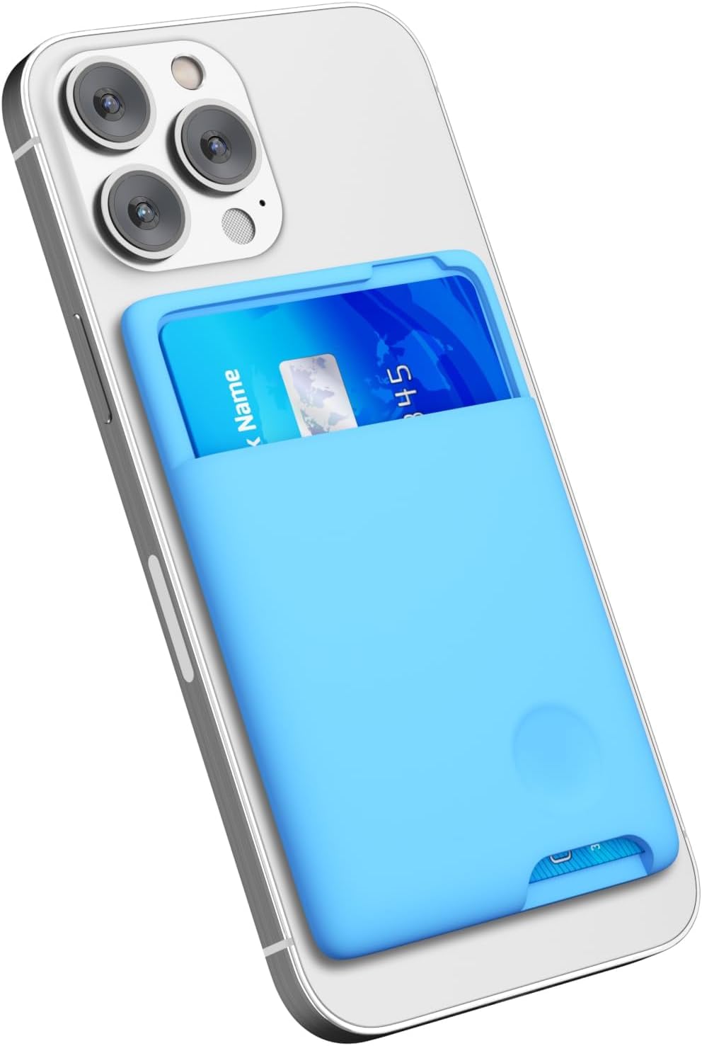 Clear Silicone Phone Card Holder - Image 18