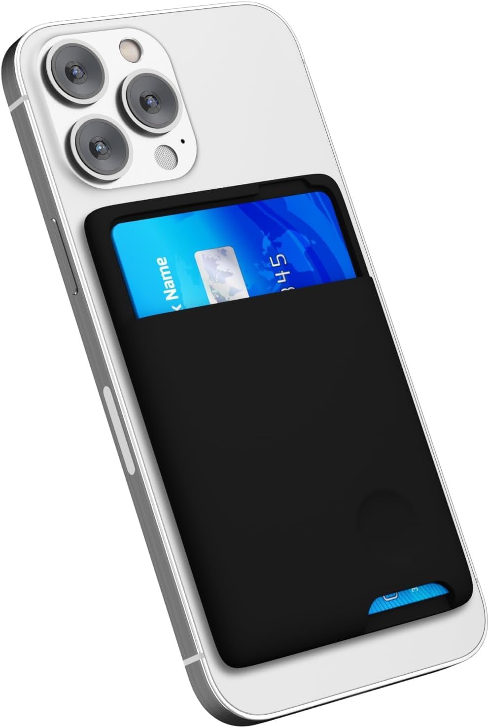 Clear Silicone Phone Card Holder - Image 20