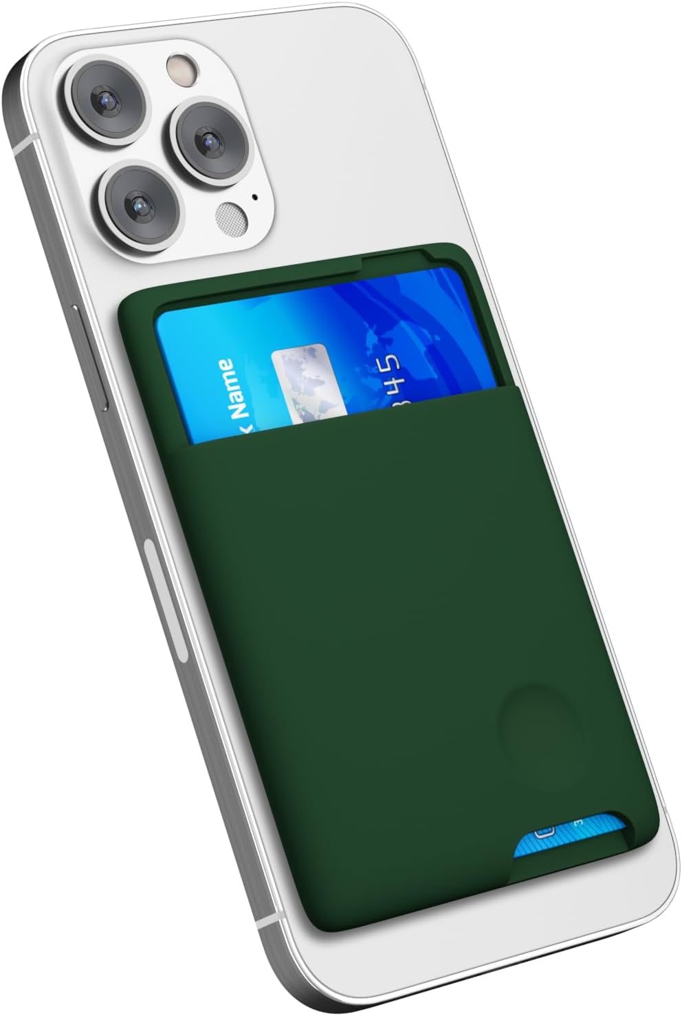 Clear Silicone Phone Card Holder - Image 8