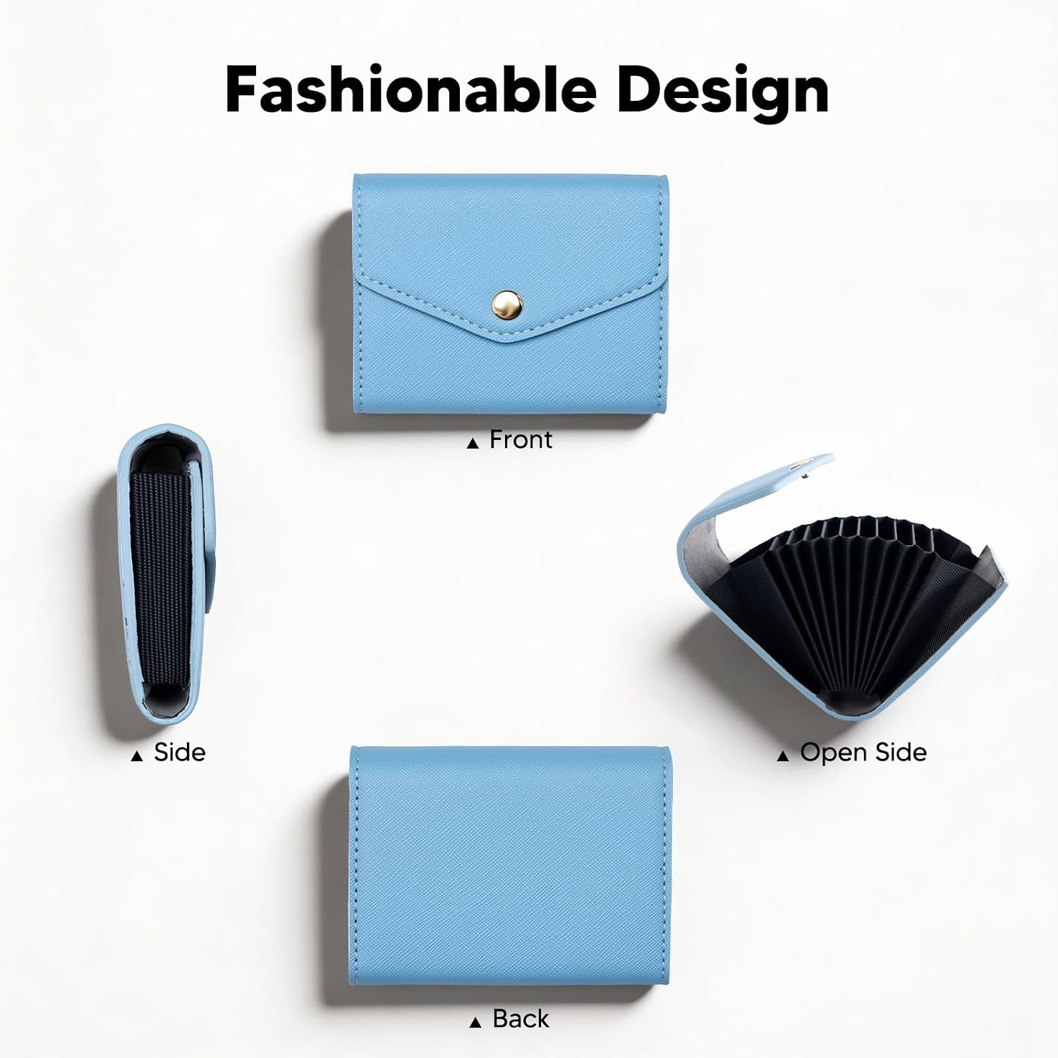 Blue Accordion Card Holder - Image 8
