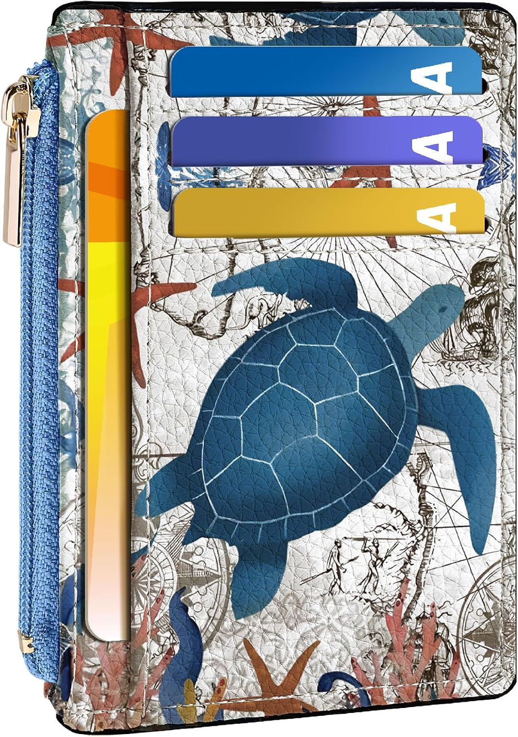 Blue Rfid Card Wallet - Image 10