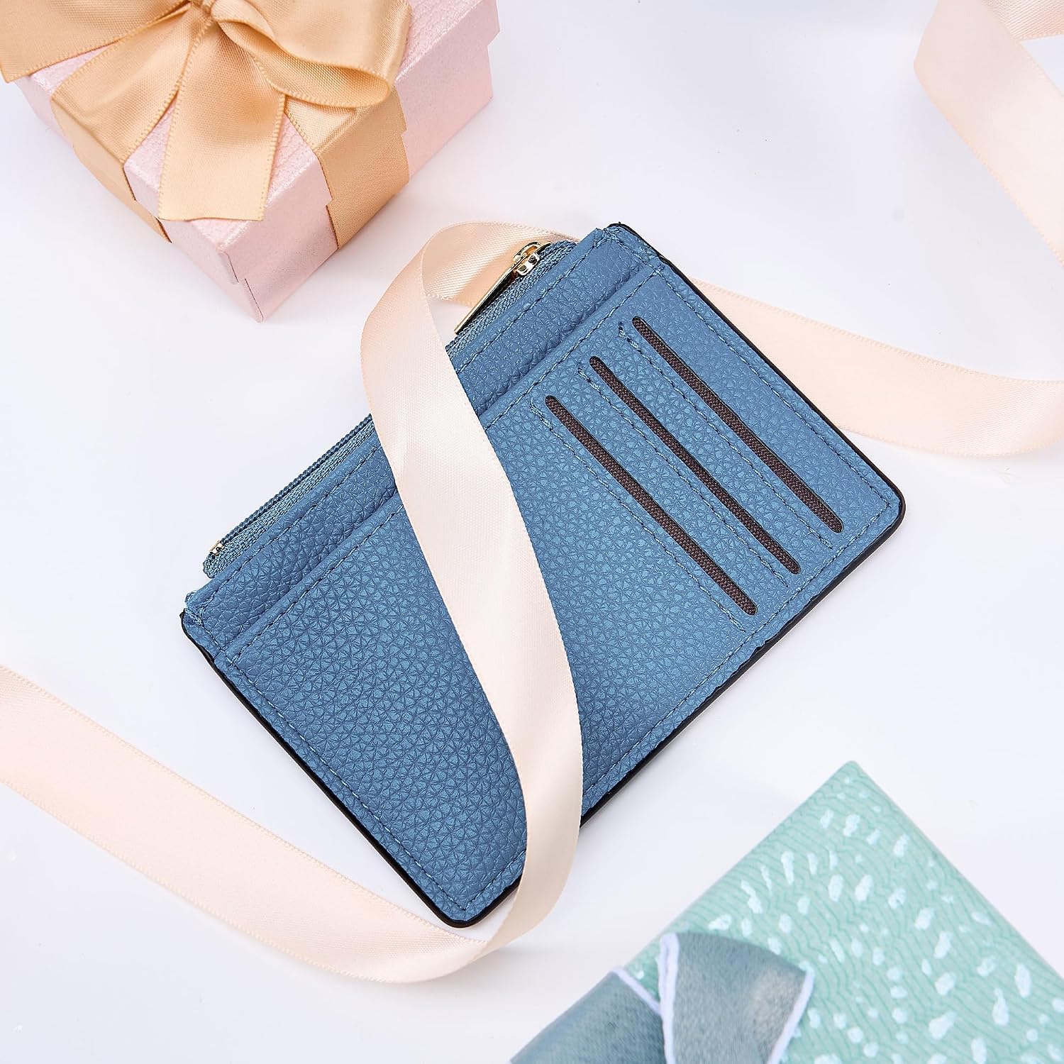 Blue Rfid Card Wallet - Image 7