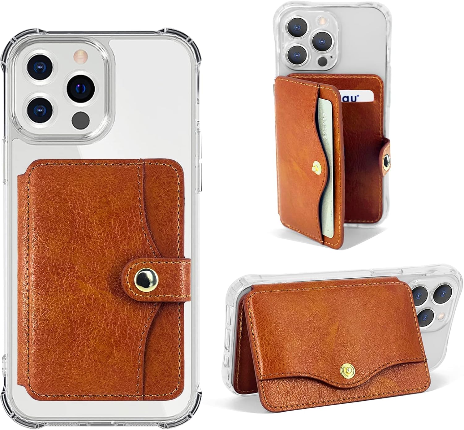 Red Snap Phone Card Holder - Image 11