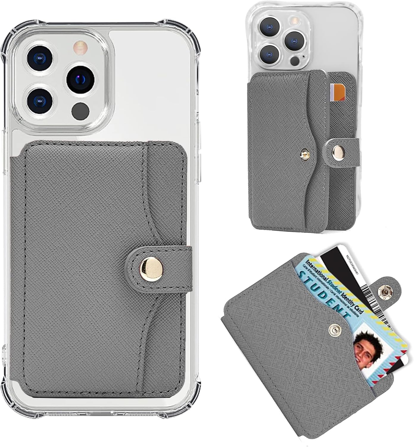 Red Snap Phone Card Holder - Image 12