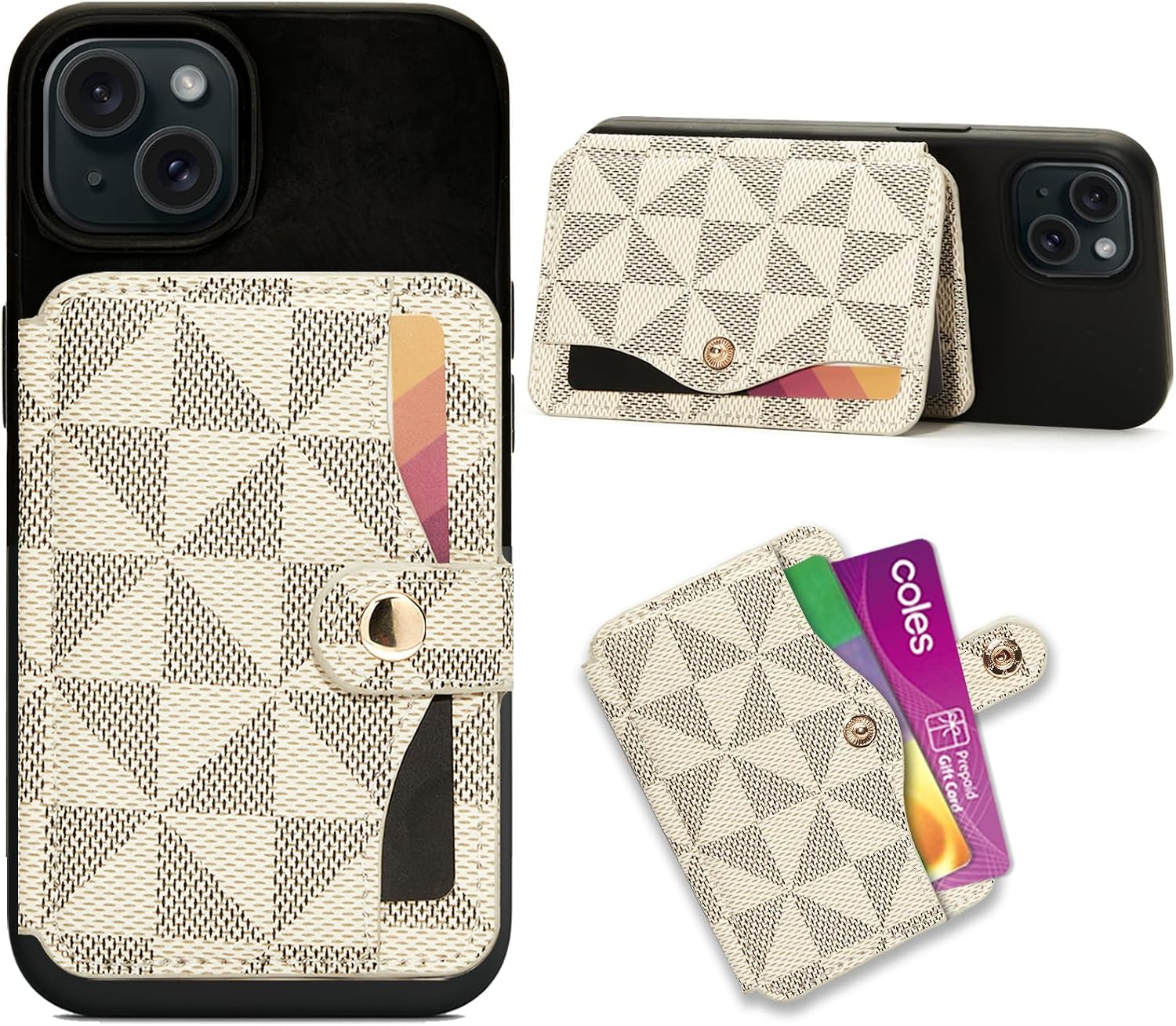 Red Snap Phone Card Holder - Image 13