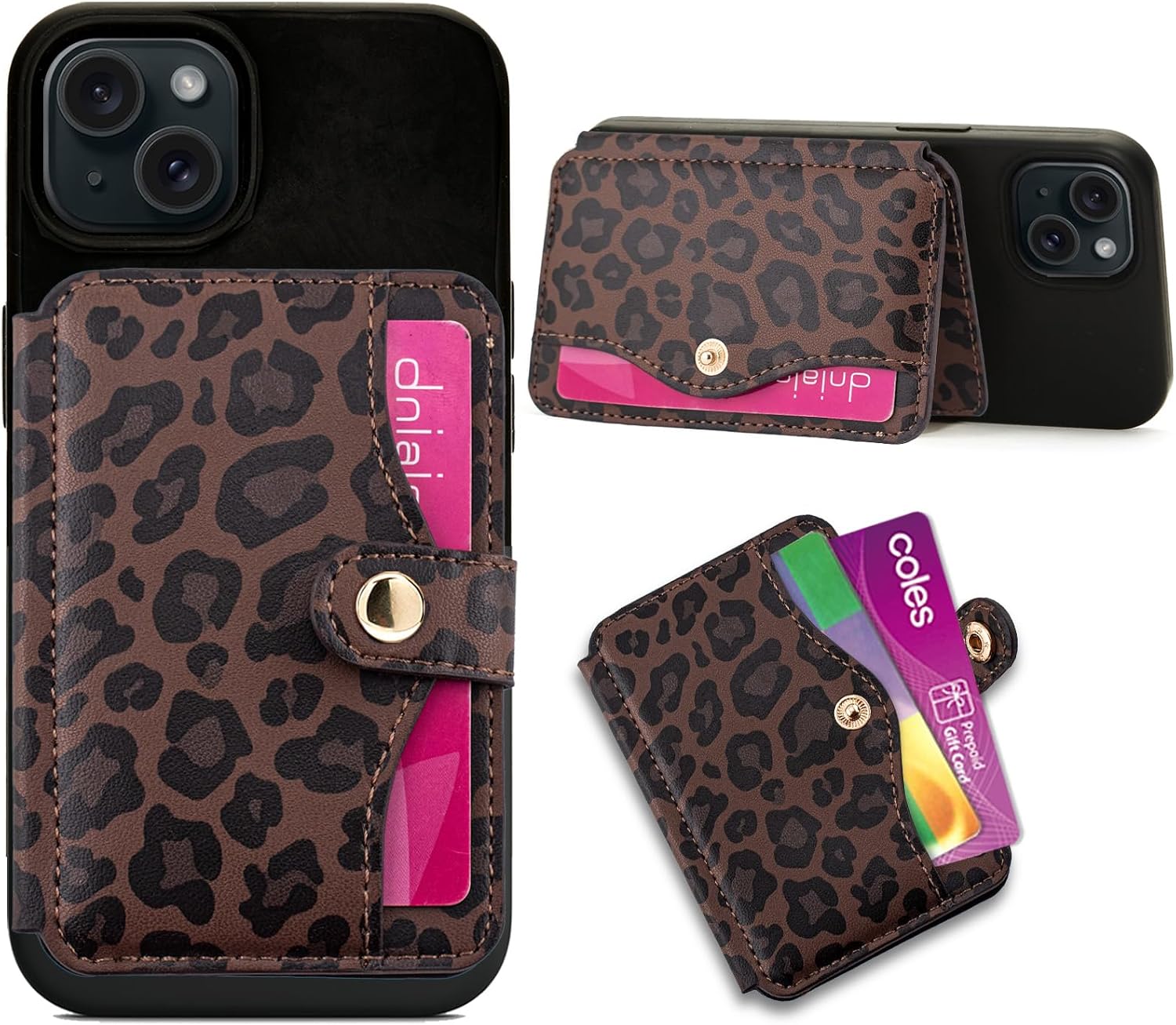 Red Snap Phone Card Holder - Image 19