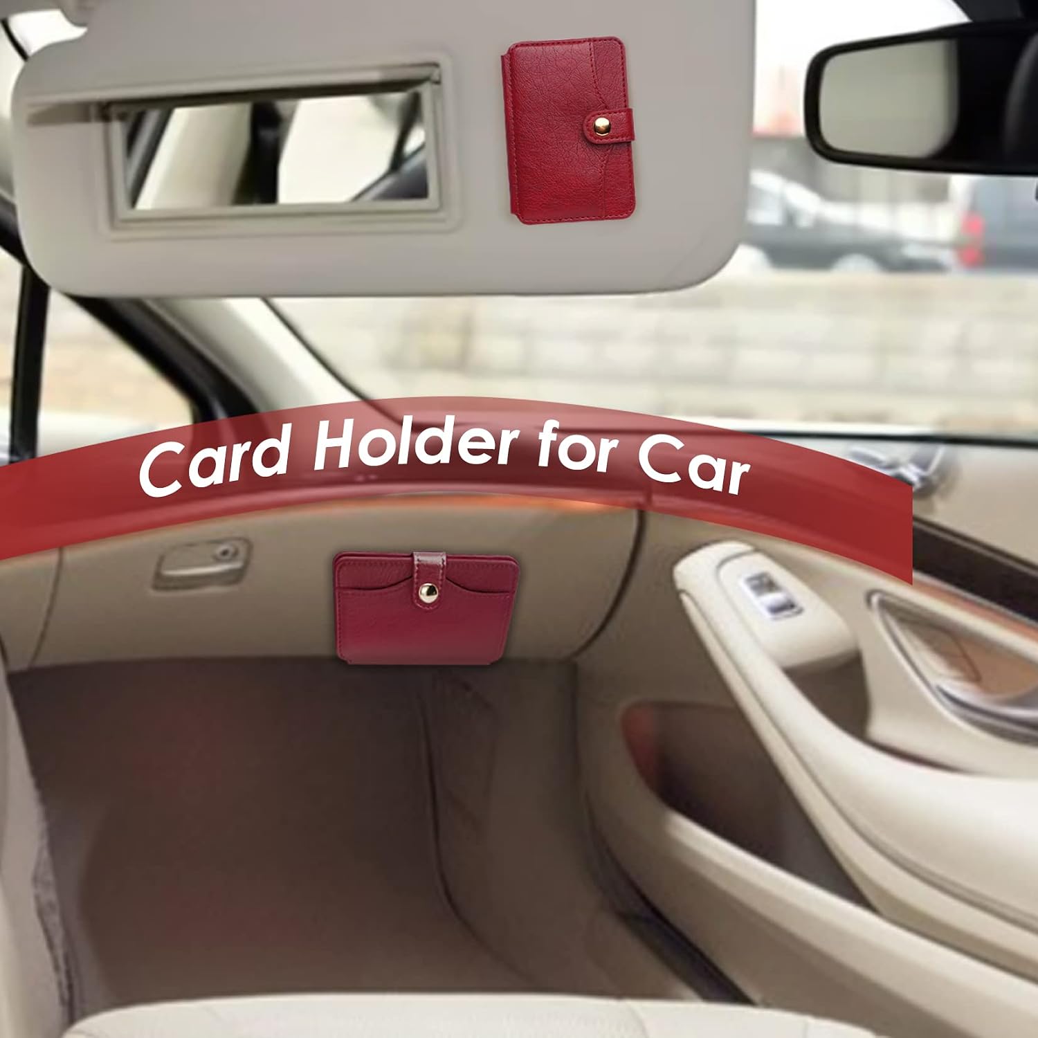 Red Snap Phone Card Holder - Image 7