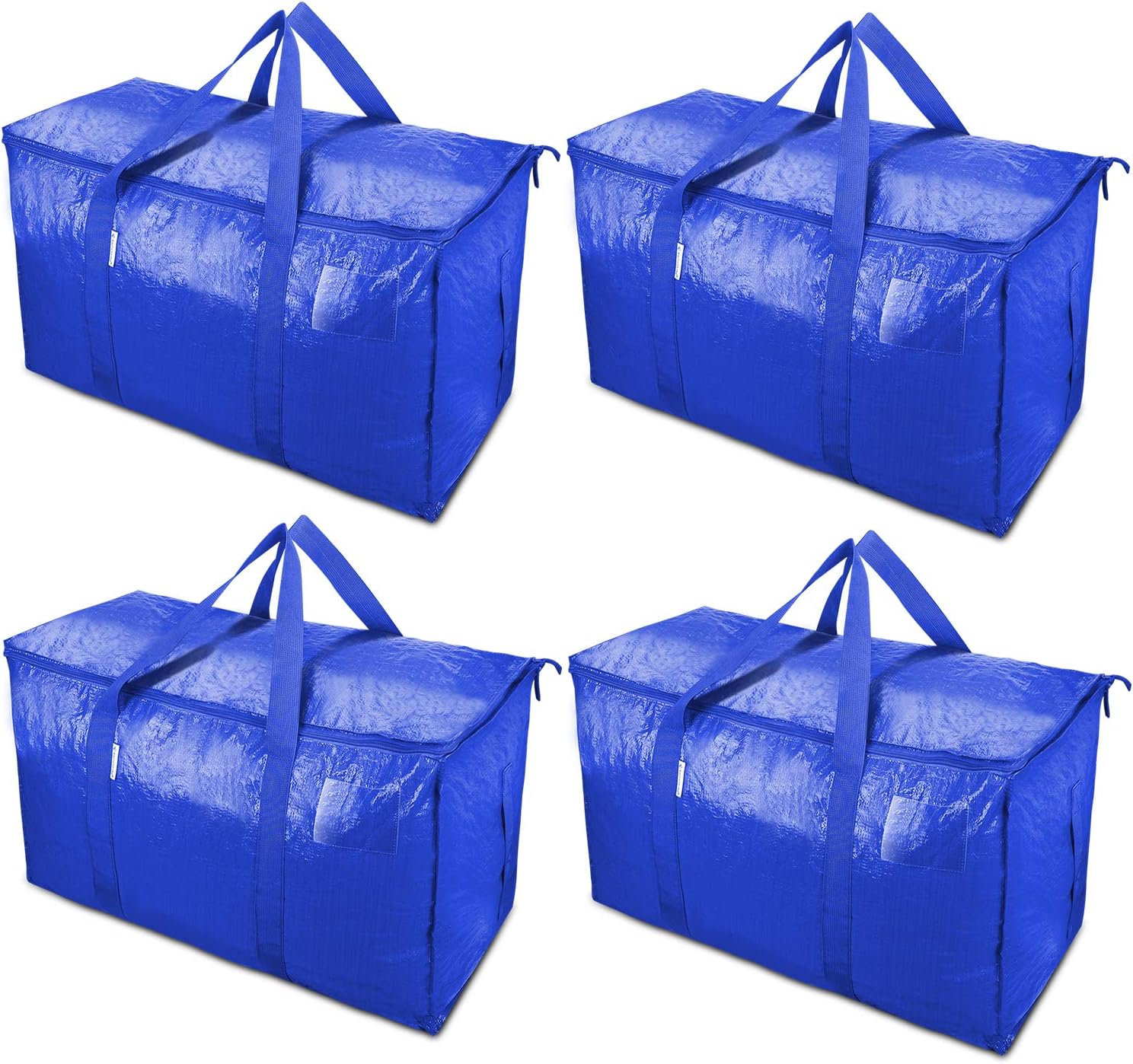 Extra-Large Heavy-Duty Moving and Storage Bags, 6 Pack