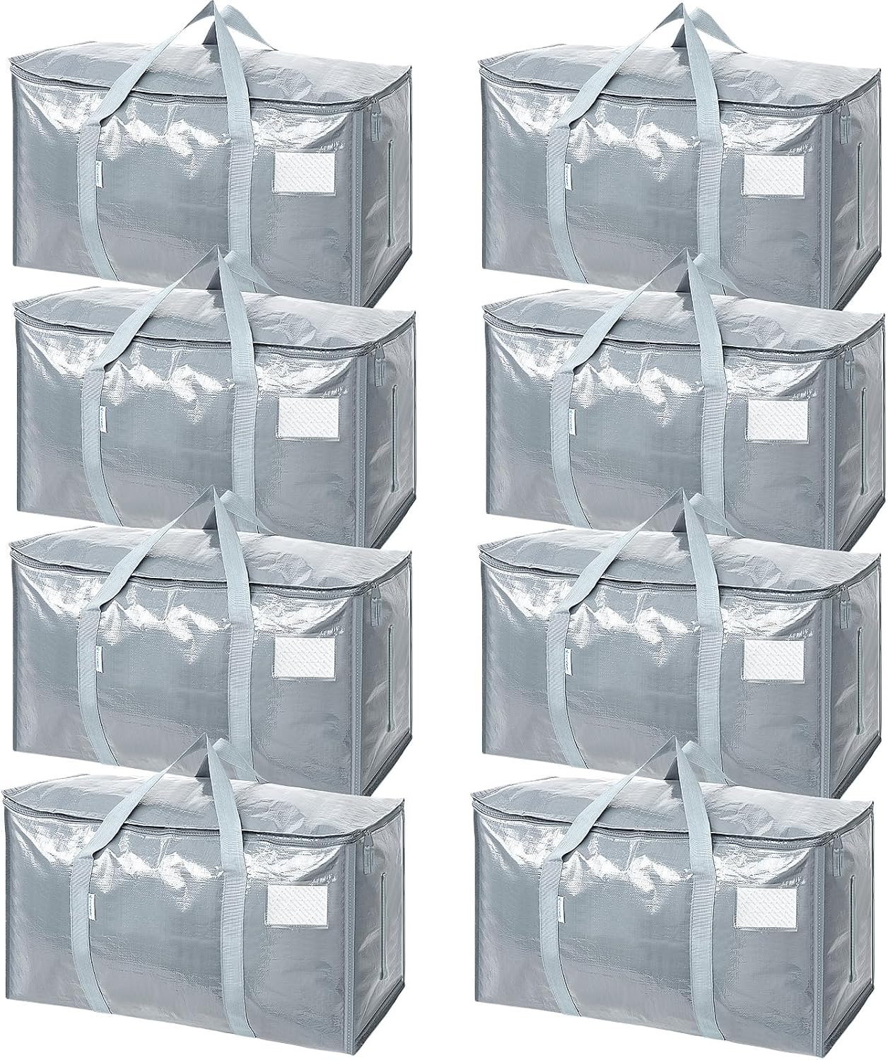 Extra-Large Heavy-Duty Moving and Storage Bags, 6 Pack