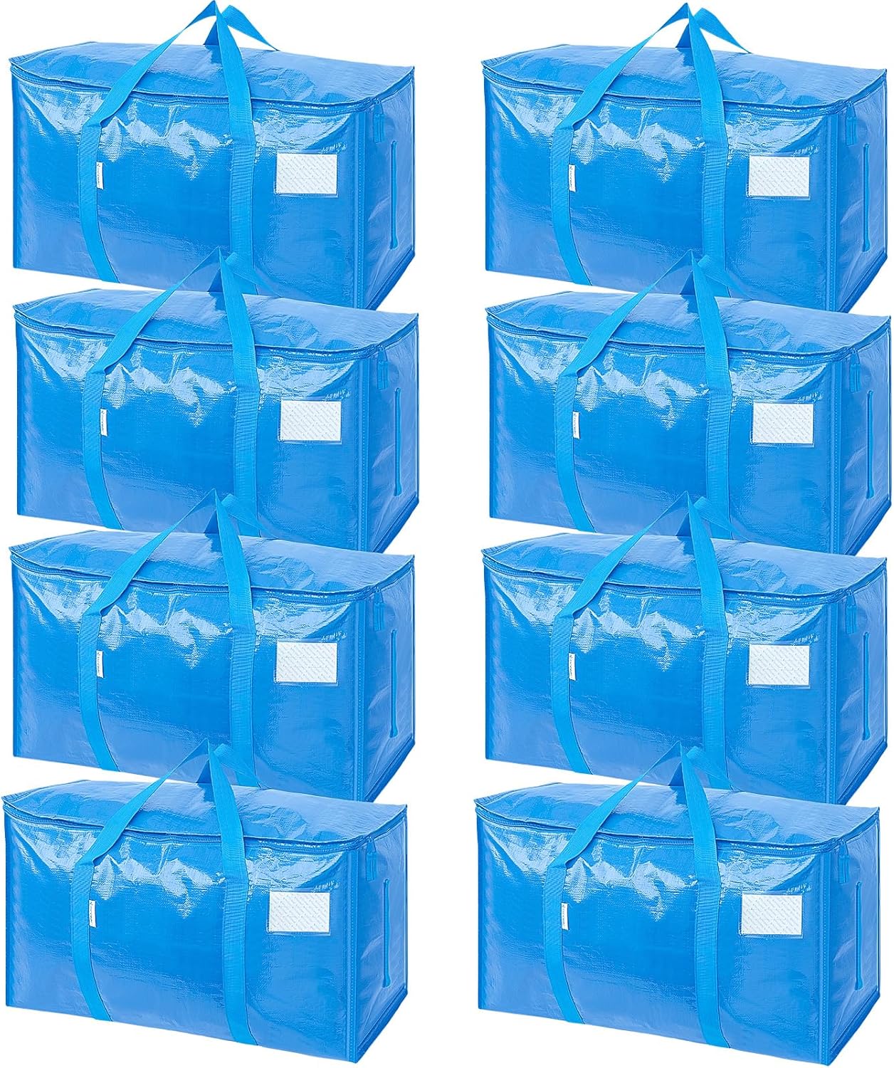 Extra-Large Heavy-Duty Moving and Storage Bags, 6 Pack