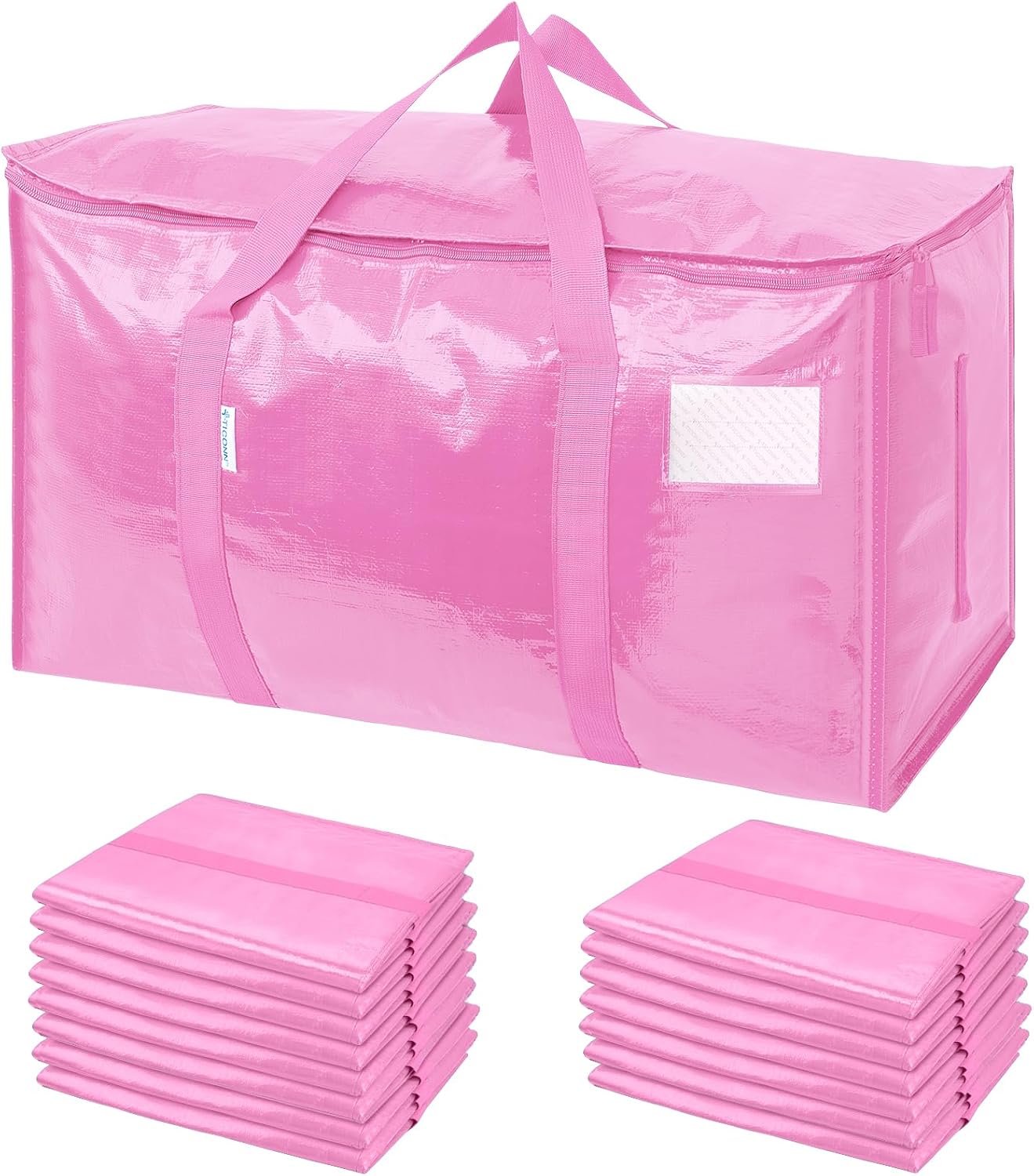 Extra-Large Heavy-Duty Moving and Storage Bags, 6 Pack