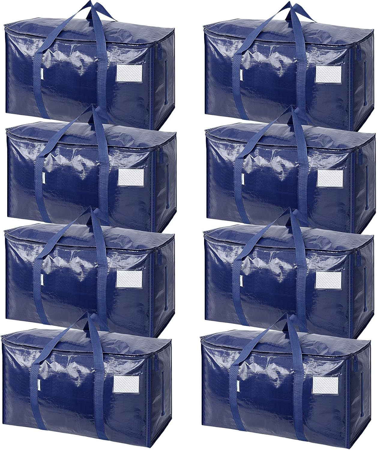 Extra-Large Heavy-Duty Moving and Storage Bags, 6 Pack