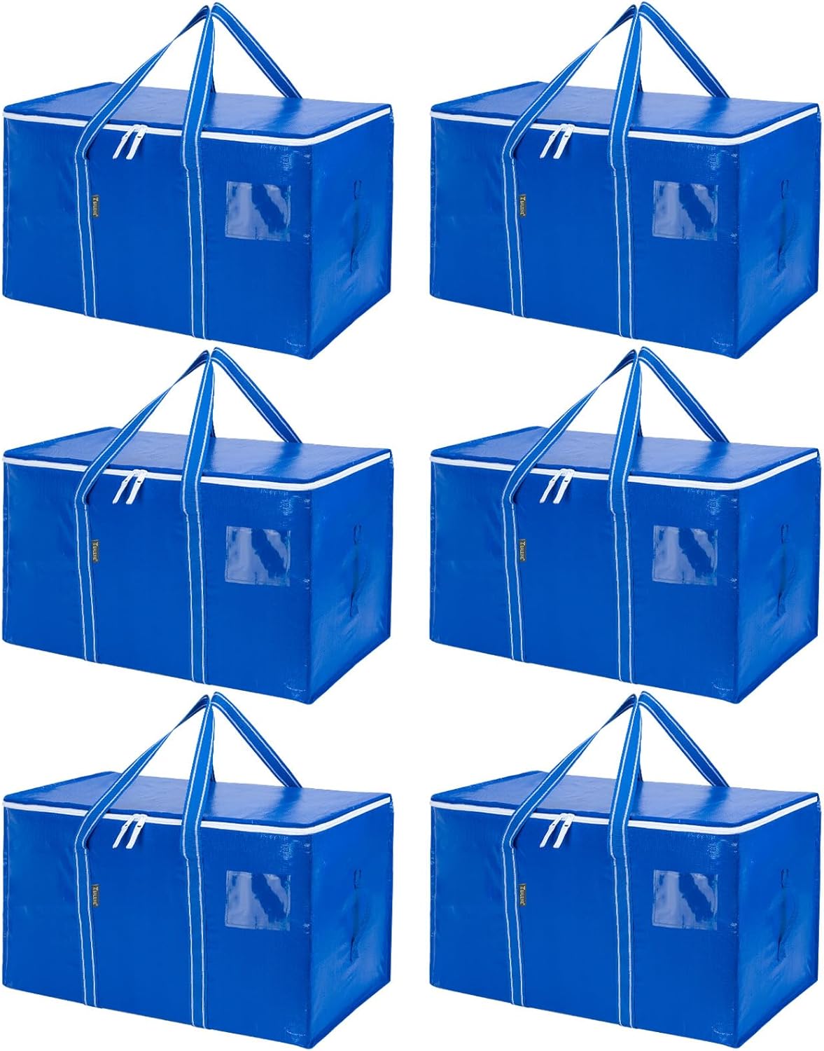 Oversized Moving Bags with Reinforced Handles, 8 Pack