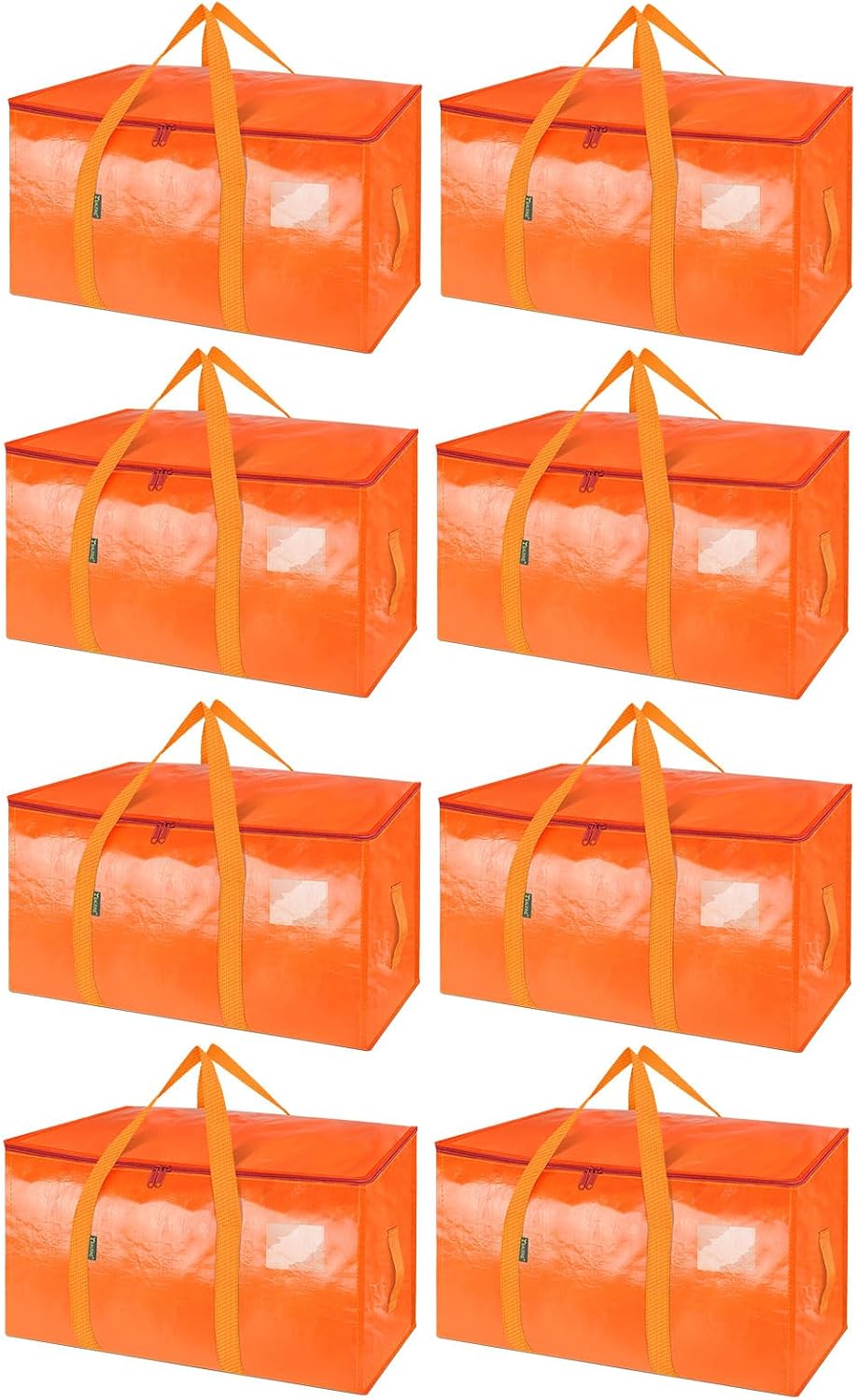 Oversized Moving Bags with Reinforced Handles, 8 Pack