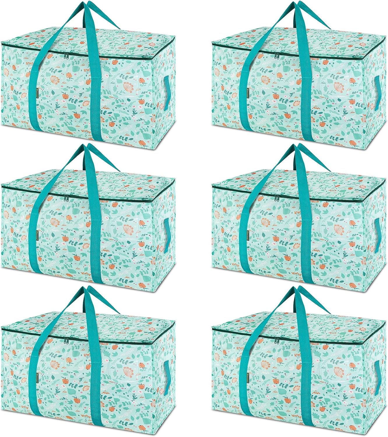 Oversized Moving Bags with Reinforced Handles, 8 Pack