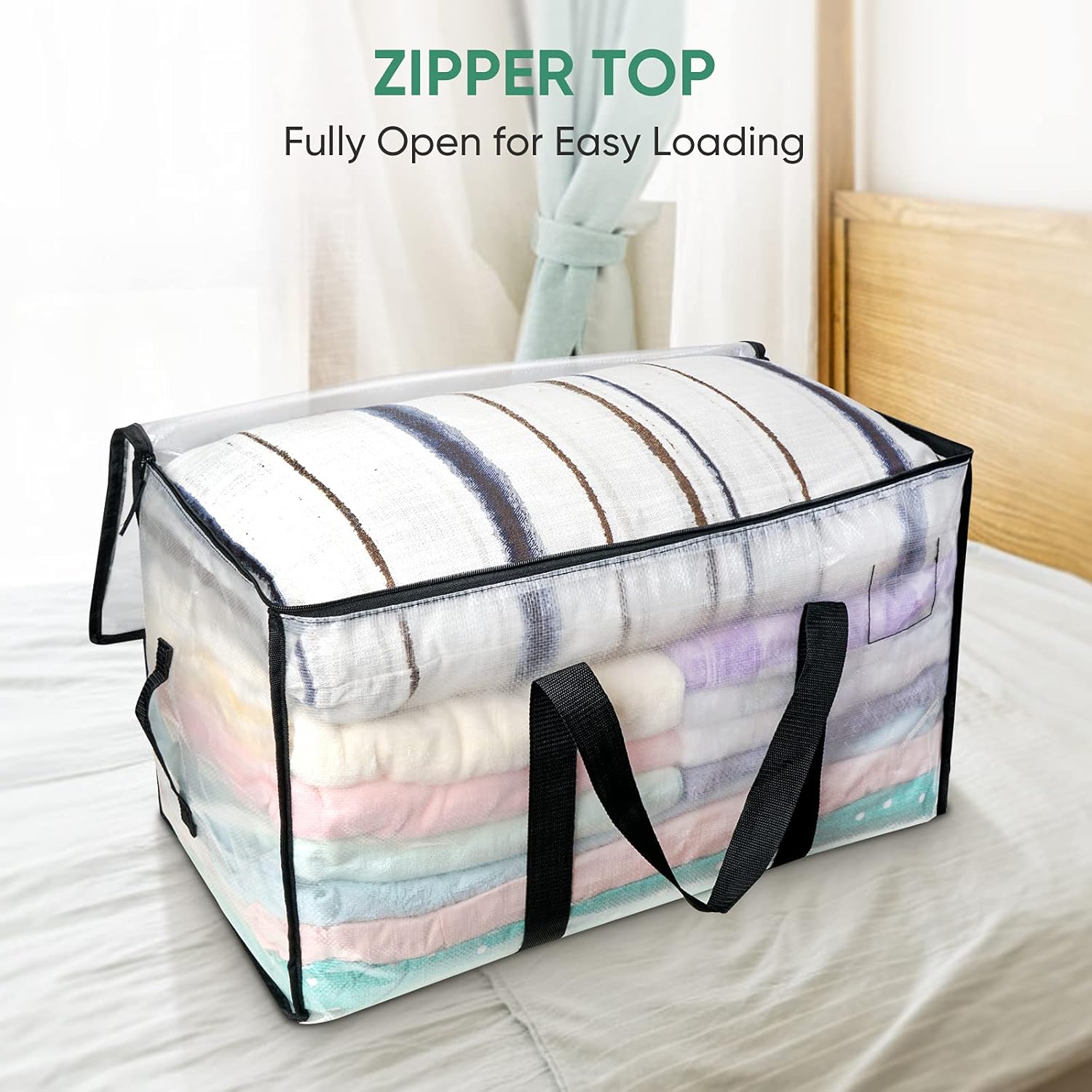 Oversized Moving Bags with Reinforced Handles, 8 Pack