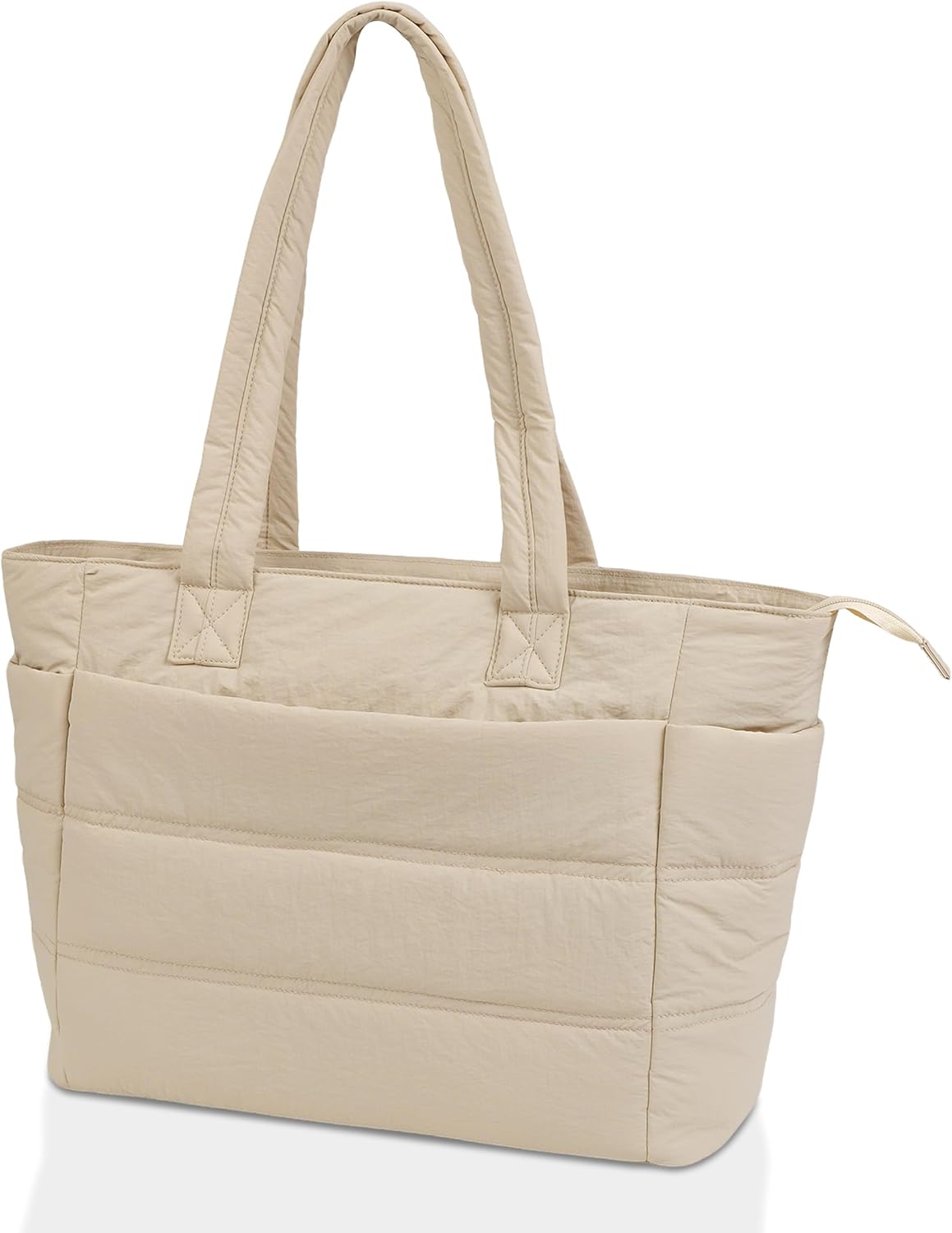 Puffer Tote Bag for Work, Travel and the Gym