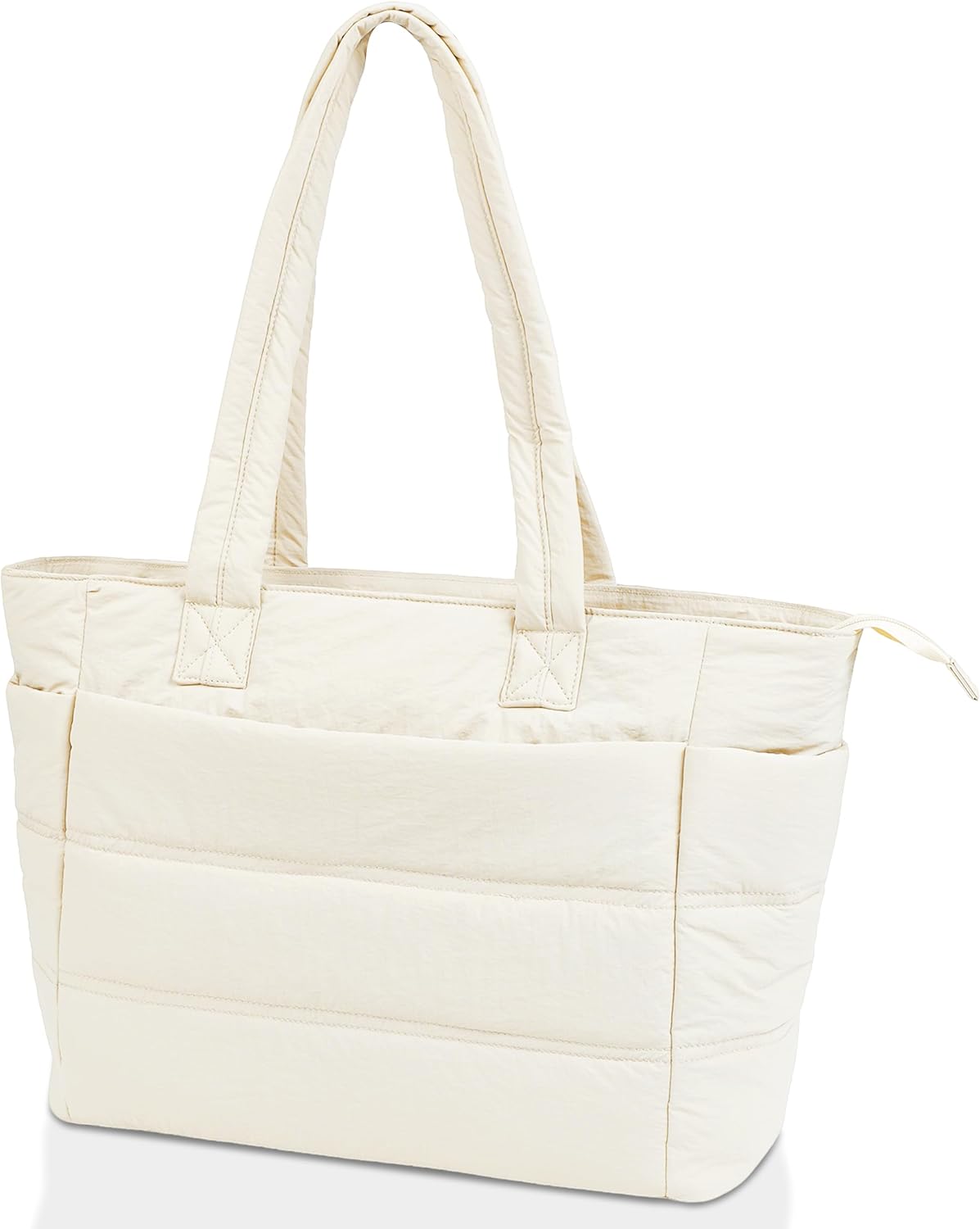 Puffer Tote Bag for Work, Travel and the Gym