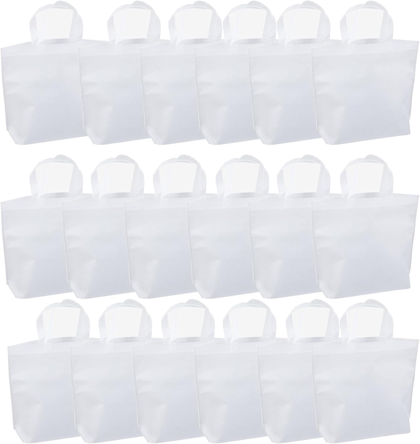 Reusable Grocery Totes in Baby Blue, 36 Pack