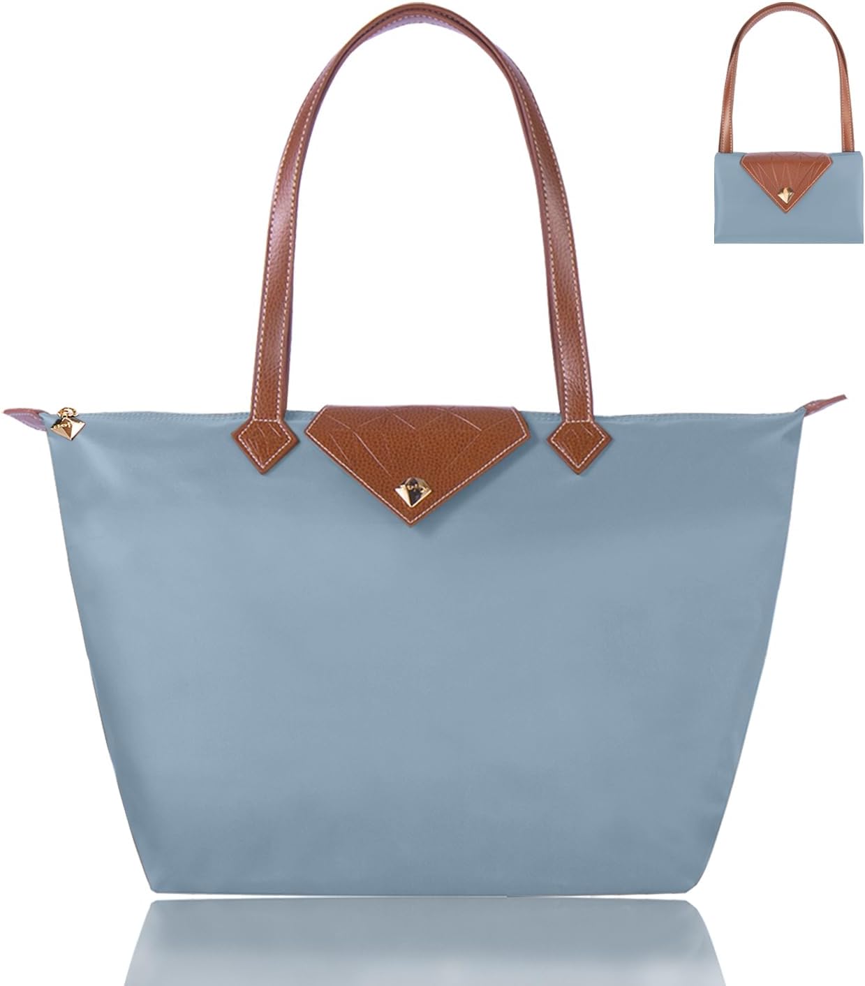 Waterproof Nylon Folding Tote for Work and Travel