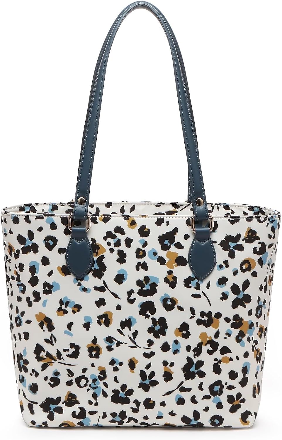 Waterproof Nylon Tote with Zip and Inner Pockets